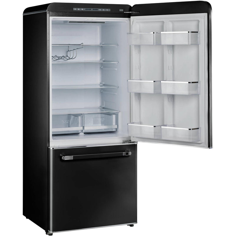 Unique Appliances 29.1-inch, 18 cu. ft. Freestanding Bottom Freezer Refrigerator with Ice Maker UGP-510L B AC IMAGE 3