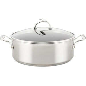 Meyer Circulon SteelShield S-Series Stainless Steel Nonstick Stockpot with Lid, 7.5-Quart 70054 IMAGE 1