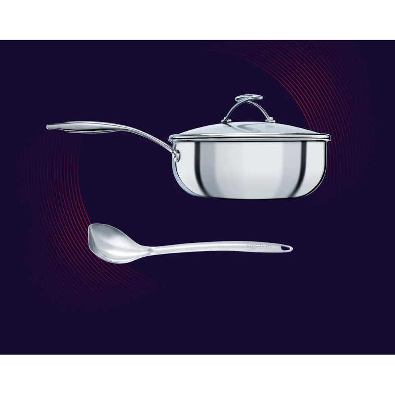 Meyer Circulon Clad Stainless Steel Chef Pan and Utensil Set with Hybrid SteelShield™ and Nonstick Technology, 3-Piece 30017 IMAGE 3