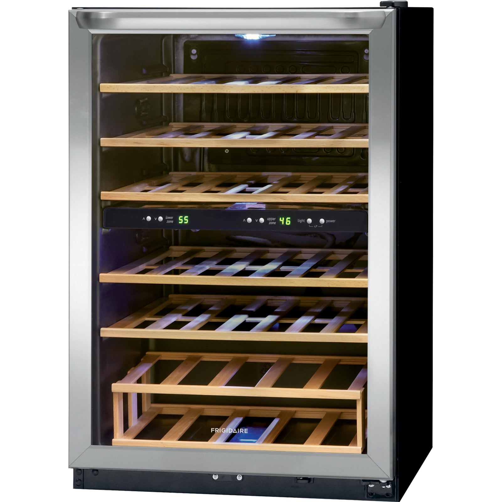 FRWW4543AS Frigidaire 45Bottle Wine Cooler with 2 Temperature Zones