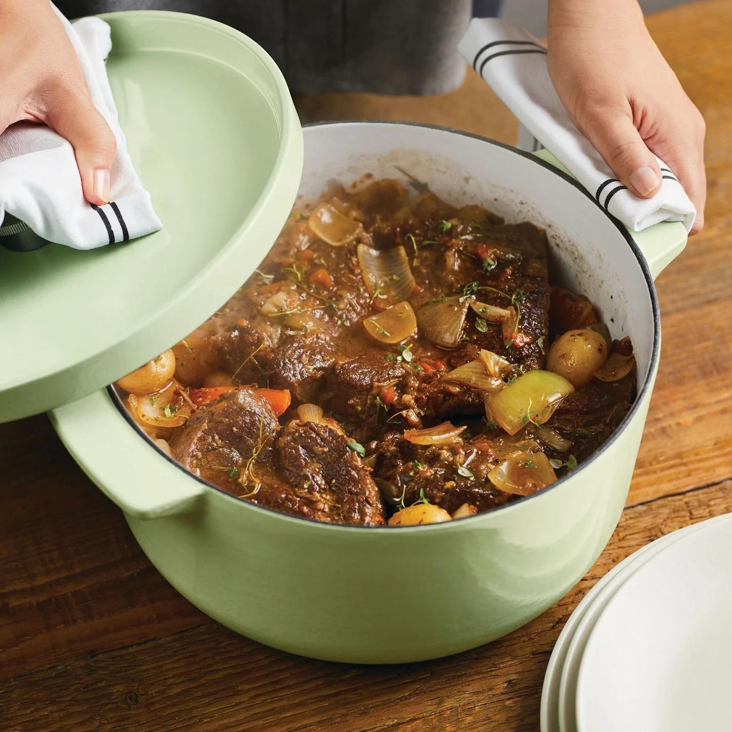 KitchenAid 6-Qt Enameled Cast Iron Dutch Oven with Lid 48552 IMAGE 2