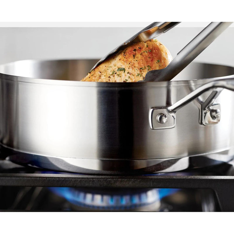 KitchenAid 4.5-Qt Stainless Steel Deep Sauté Pan with Lid 71027 IMAGE 2