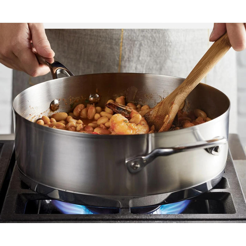 KitchenAid 4.5-Qt Stainless Steel Deep Sauté Pan with Lid 71027 IMAGE 3