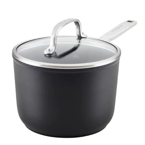 KitchenAid 2-Qt Hard-Anodized Induction Nonstick Saucepan with Lid 80192 IMAGE 1