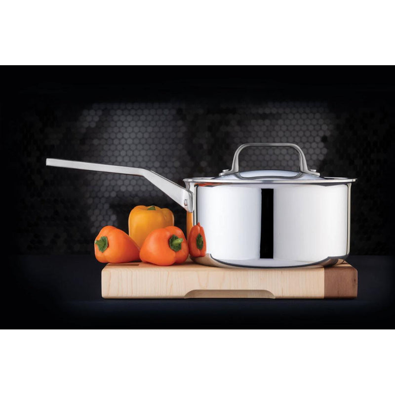 Meyer ProClad 5-Ply Aluminum Core Stainless Steel Saucepan with Cover, 2L 3806-16-02 IMAGE 2