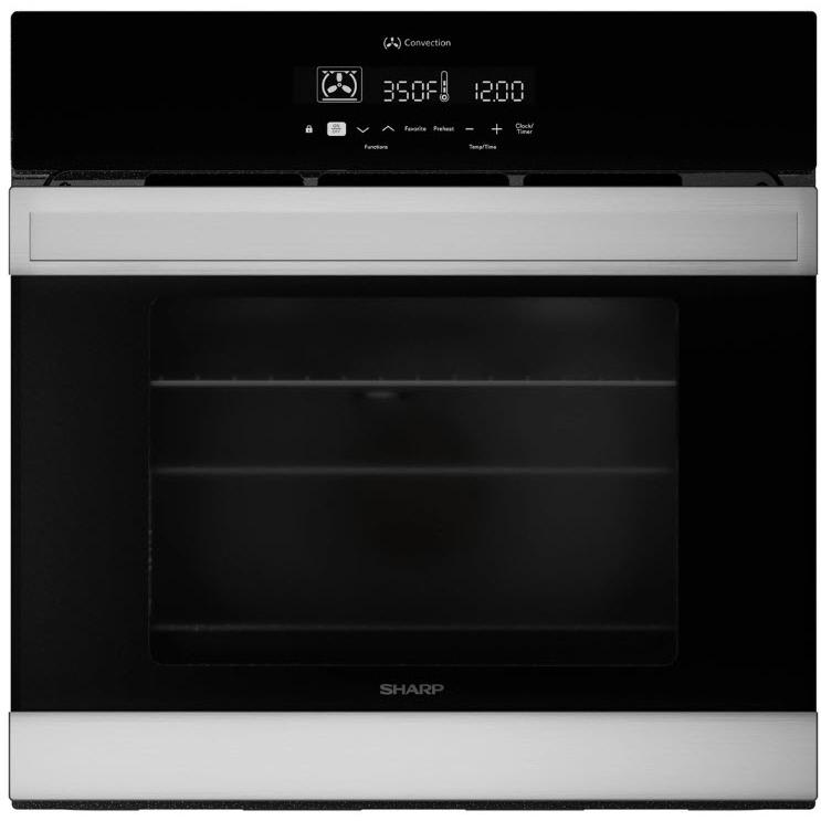 Sharp 24-inch, 2.5 cu. ft. Built-in Single Wall Oven with True European Convection SWA2450GS IMAGE 1