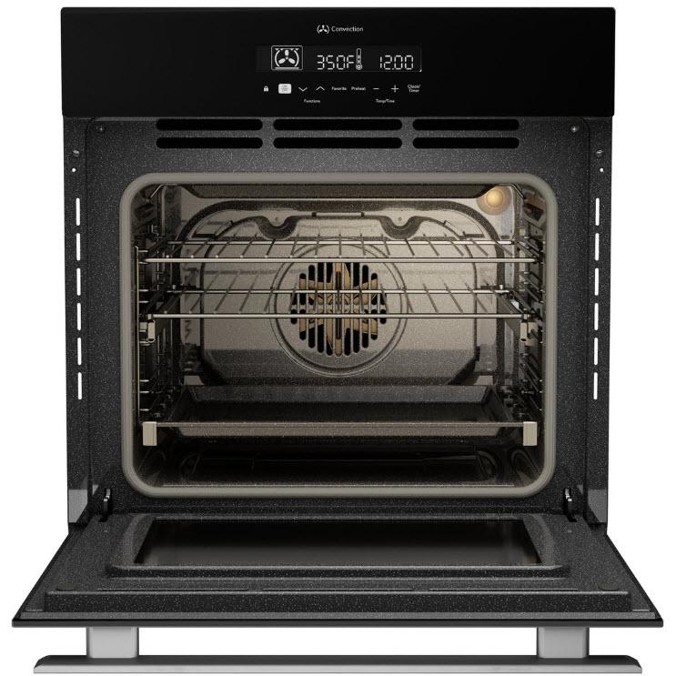 Sharp 24-inch, 2.5 cu. ft. Built-in Single Wall Oven with True European Convection SWA2450GS IMAGE 2