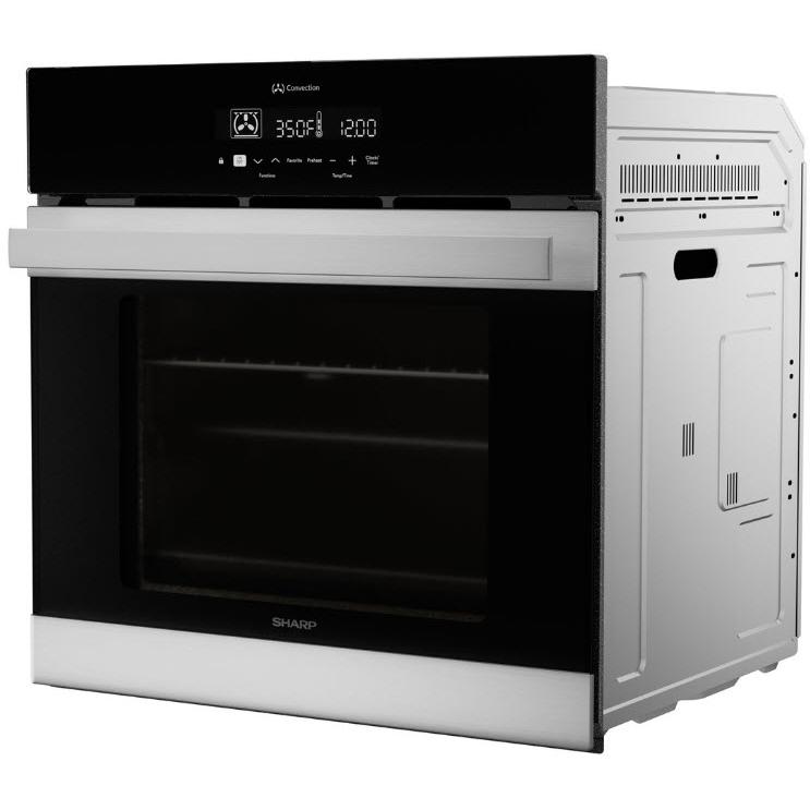 Sharp 24-inch, 2.5 cu. ft. Built-in Single Wall Oven with True European Convection SWA2450GS IMAGE 6