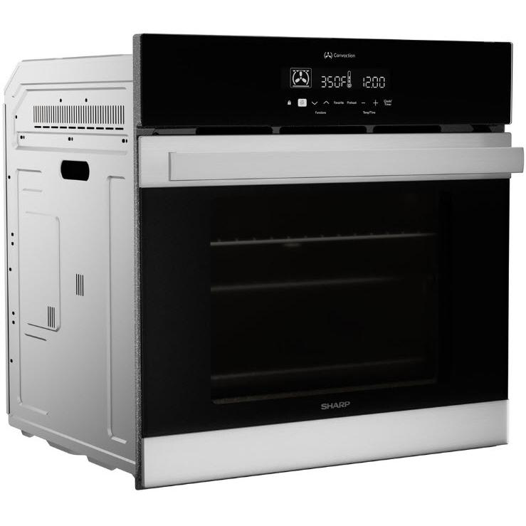 Sharp 24-inch, 2.5 cu. ft. Built-in Single Wall Oven with True European Convection SWA2450GS IMAGE 7