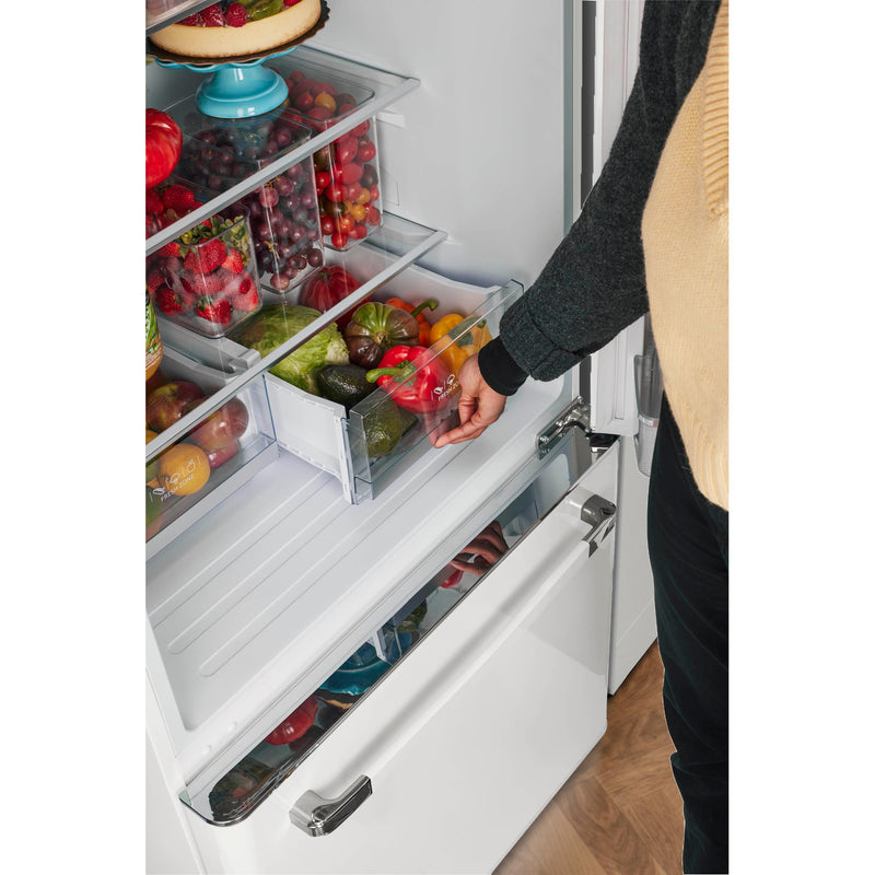 Unique Appliances 29.1-inch, 18 cu. ft. Freestanding Bottom Freezer Refrigerator with Ice Maker UGP-510L W AC IMAGE 11