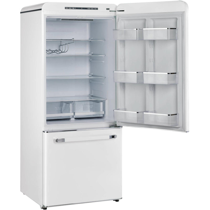 Unique Appliances 29.1-inch, 18 cu. ft. Freestanding Bottom Freezer Refrigerator with Ice Maker UGP-510L W AC IMAGE 3