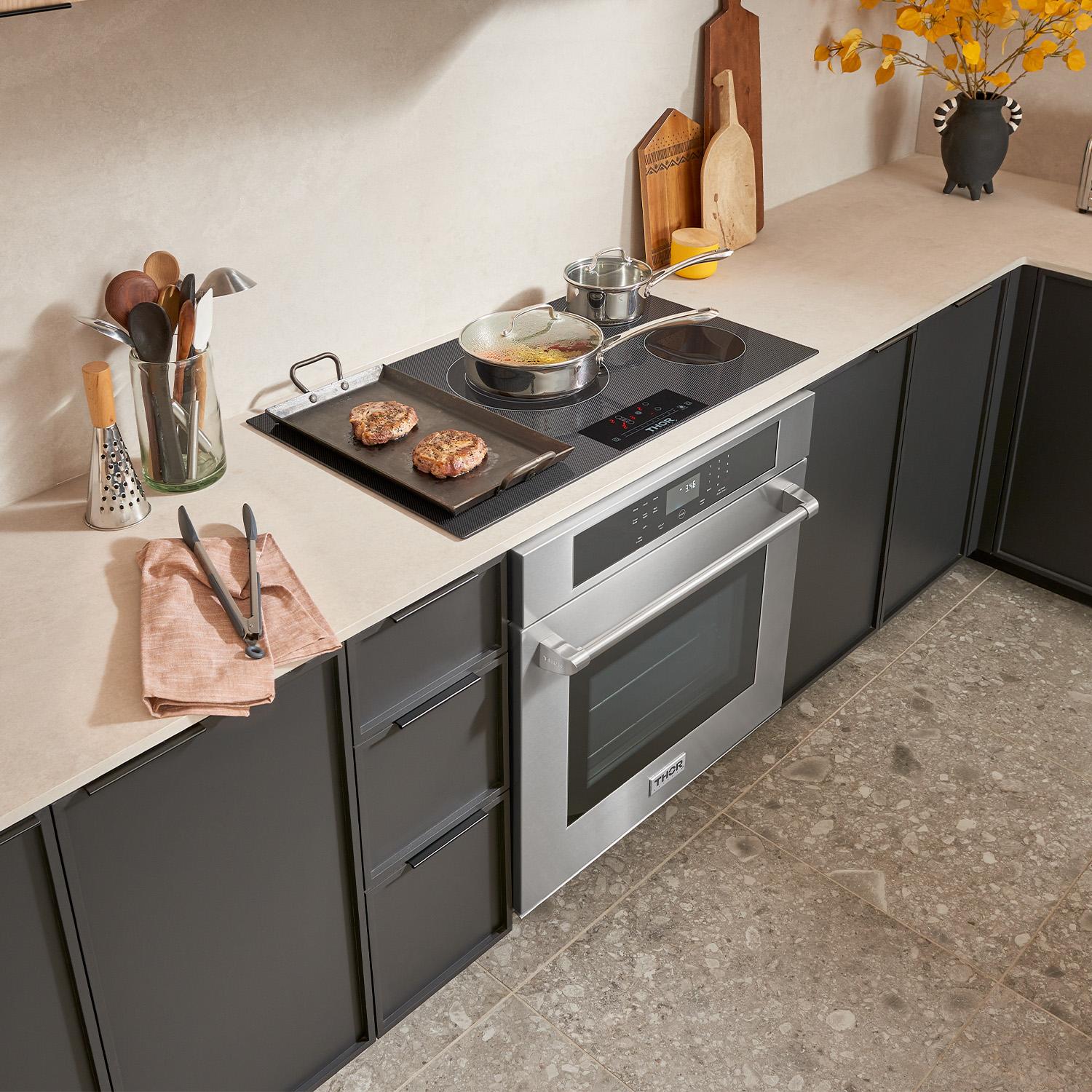Thor Kitchen 36-inch Built-in Electric Cooktop with 9 Power Levels TEC36 IMAGE 5