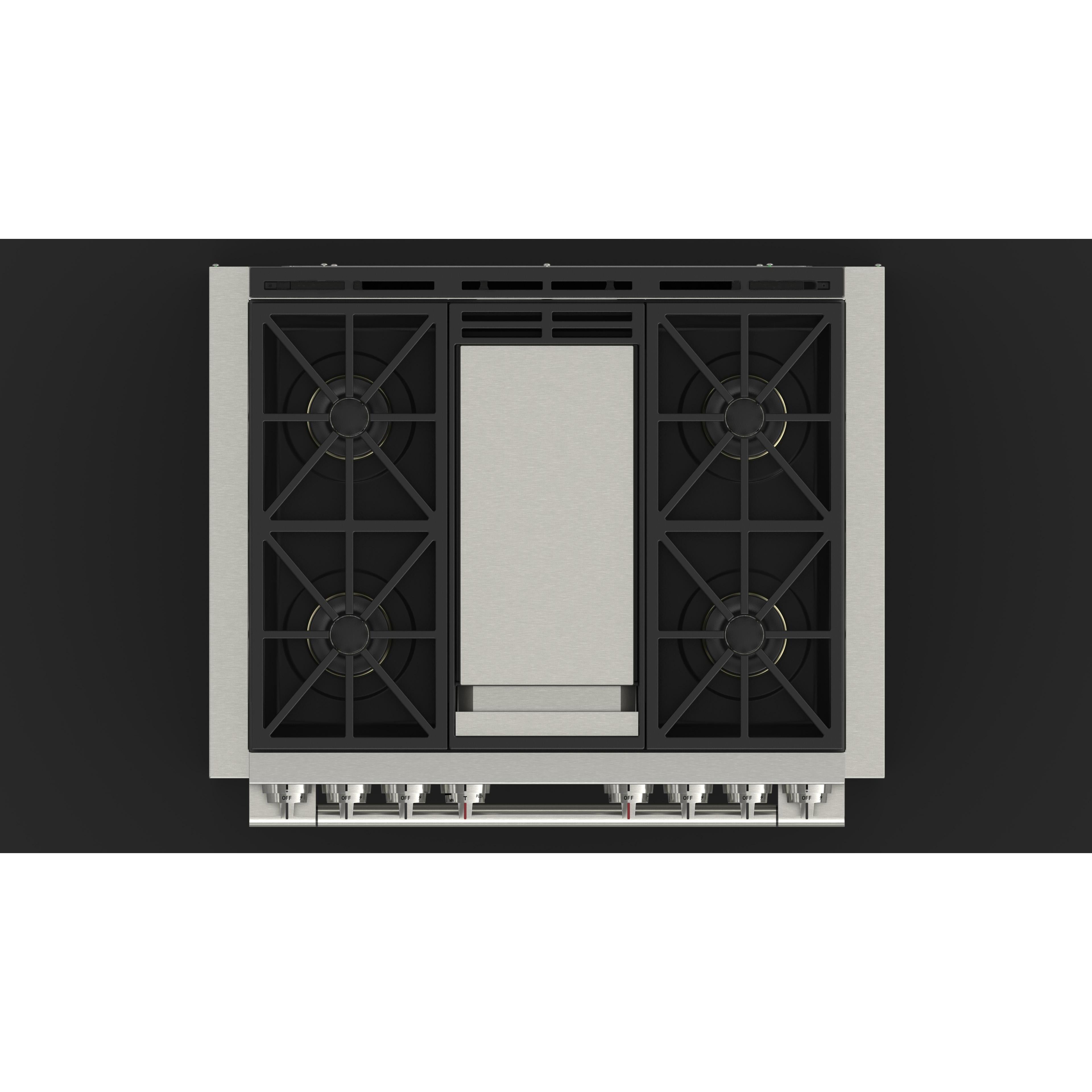 Fulgor Milano 36-inch Freestanding Gas Range with Convection Technology F6PGR364GS2 IMAGE 6
