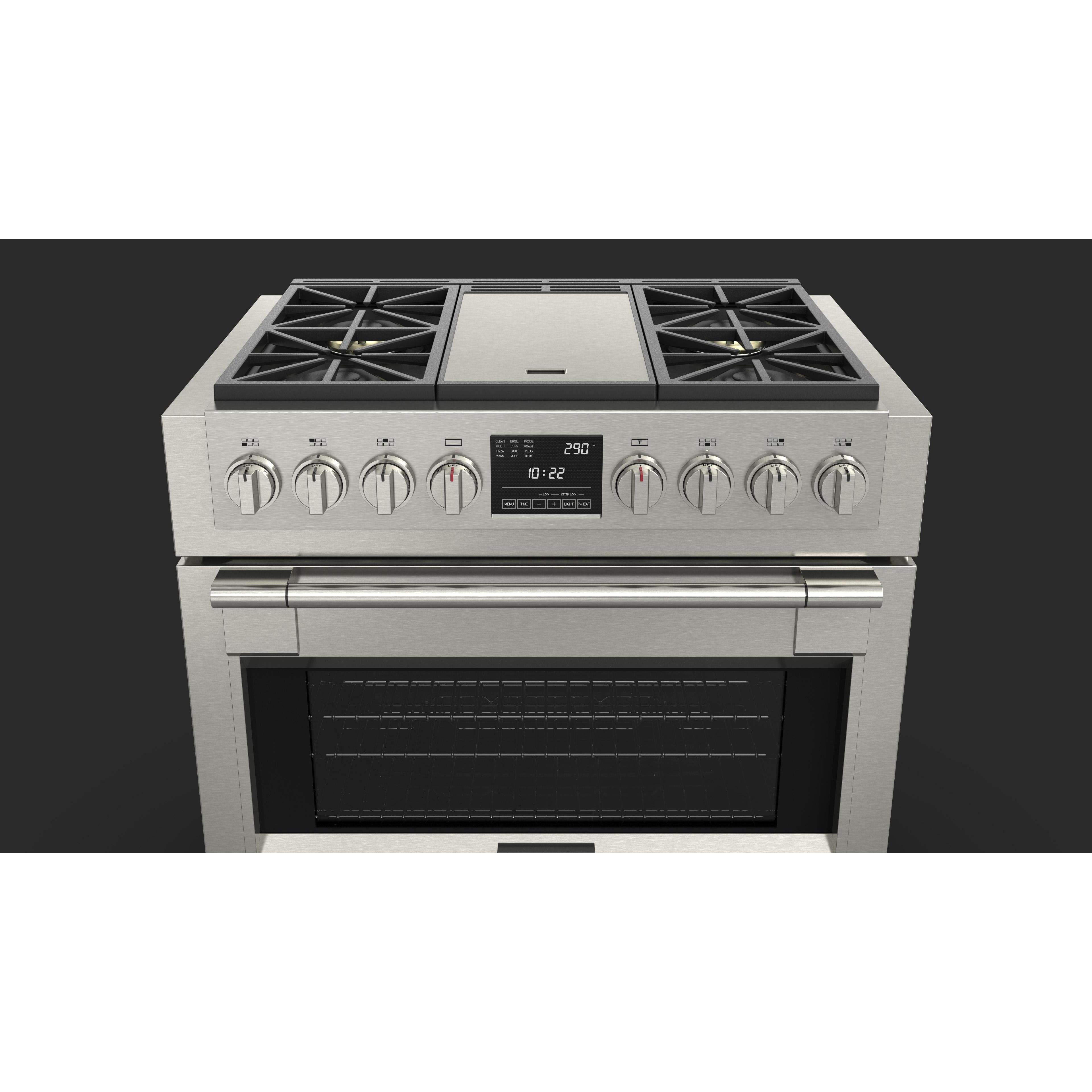 Fulgor Milano 36-inch Freestanding Dual-Fuel Range with Convection Technology F6PDF364GS1 IMAGE 10
