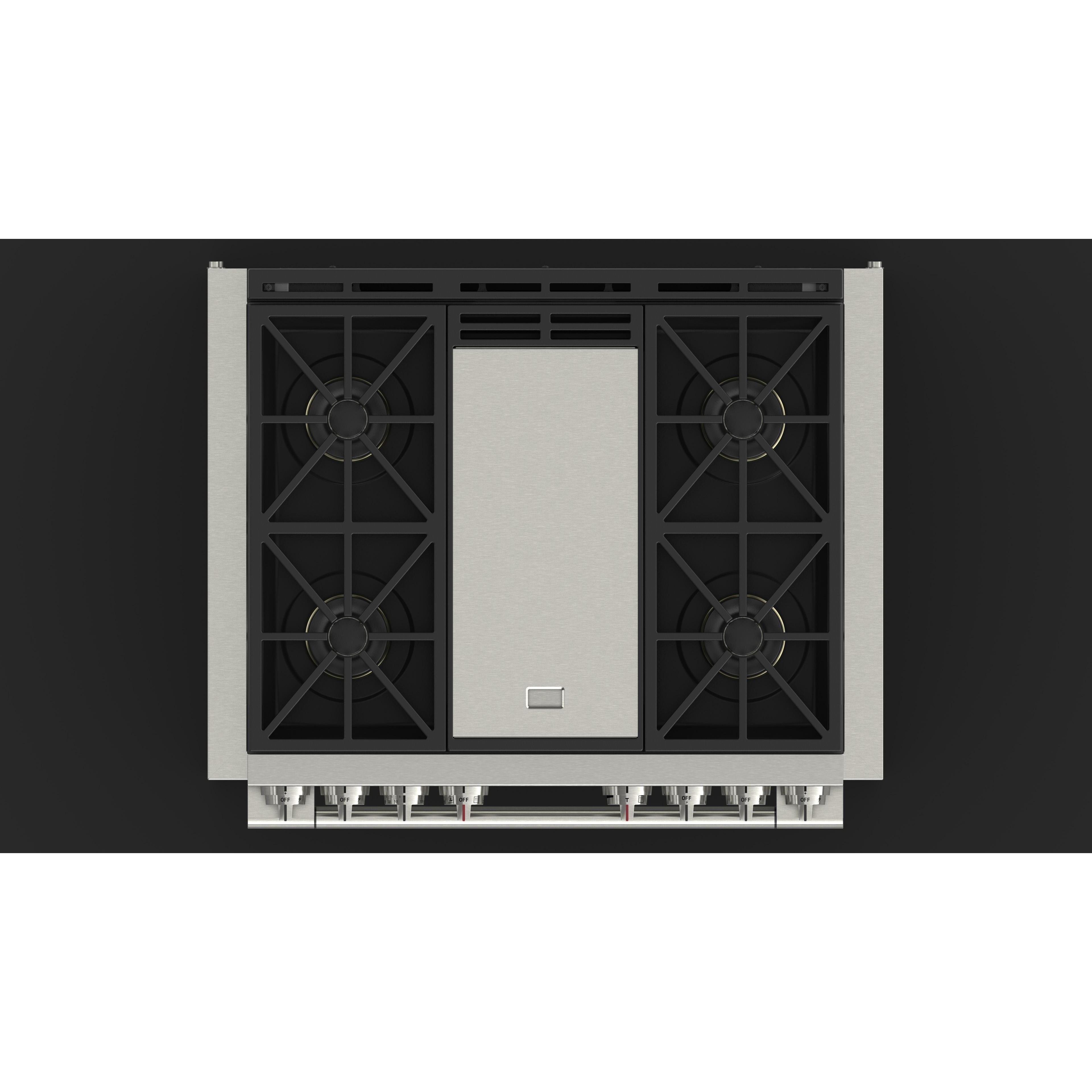 Fulgor Milano 36-inch Freestanding Dual-Fuel Range with Convection Technology F6PDF364GS1 IMAGE 8