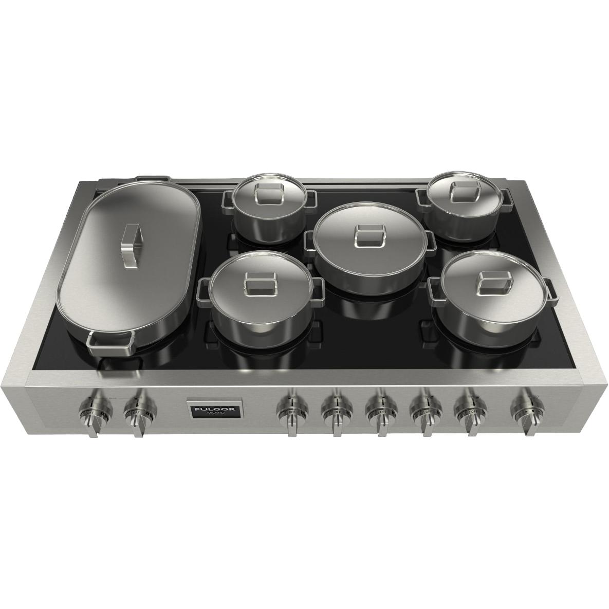 Fulgor Milano 48-inch Built-in Induction Rangetop F6IRT487S1 IMAGE 2