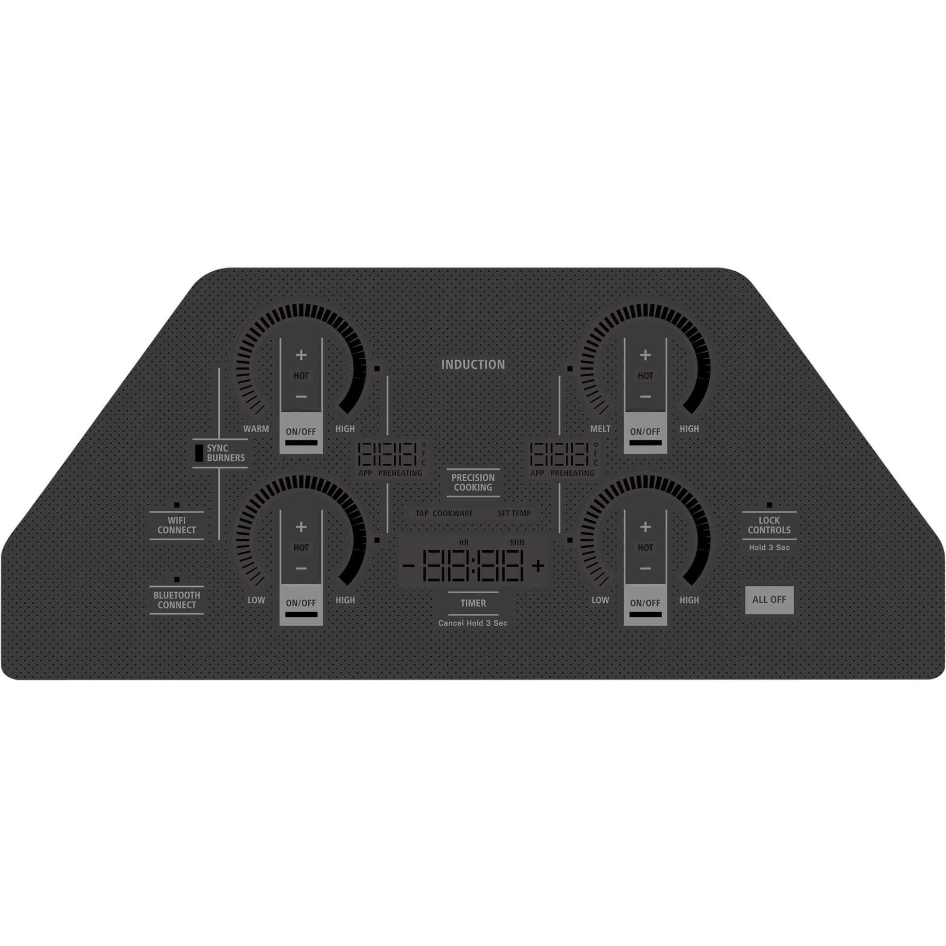 Monogram 30-inch Built-In Induction Cooktop with Wi-Fi Connect ZHU30RDTBB IMAGE 3