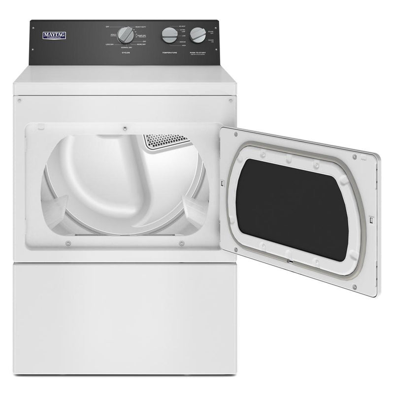 Maytag Commercial Laundry 7.4 cu. ft. Electric Dryer with Intellidry® Sensor YMEDP586GW IMAGE 4