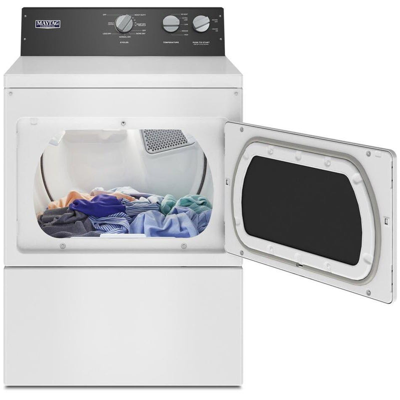 Maytag Commercial Laundry 7.4 cu. ft. Electric Dryer with Intellidry® Sensor YMEDP586GW IMAGE 5