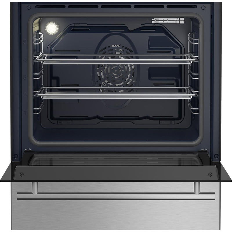 Blomberg 24-inch Freestanding Induction Range with True European Convection Technology BIRC24102SS IMAGE 3