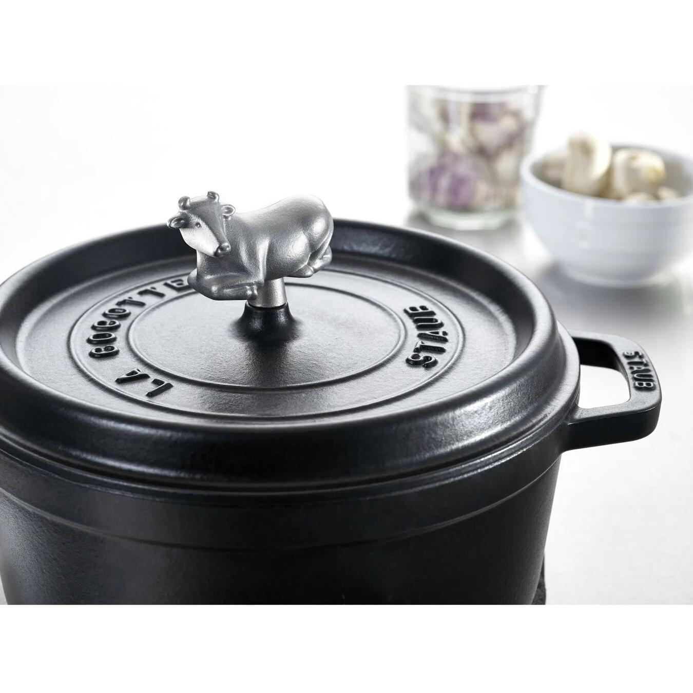Staub STAINLESS STEEL COW KNOB 1004774 IMAGE 2