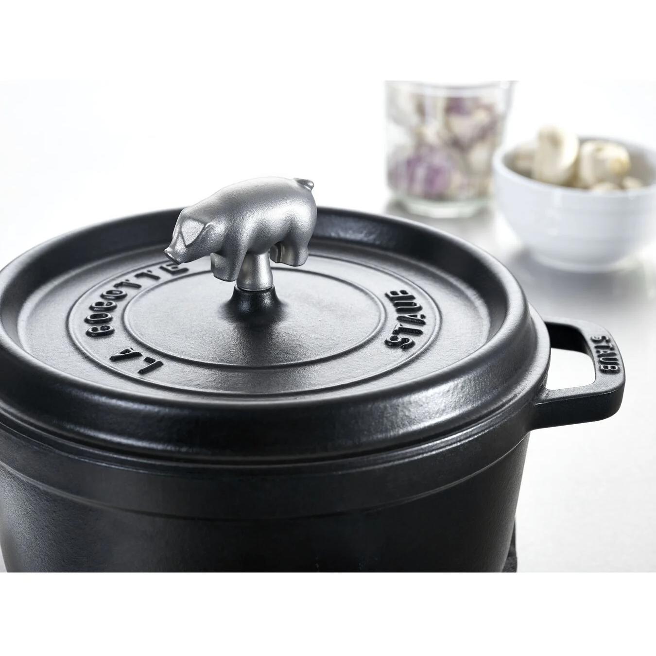 Staub STAINLESS STEEL PIG KNOB 1004404 IMAGE 2