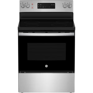 GE 30-inch Freestanding Electric Range with Self-Clean JCB630SVSS IMAGE 1