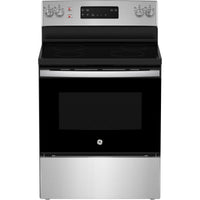 GE 30-inch Freestanding Electric Range with Self-Clean JCB630SVSS IMAGE 1