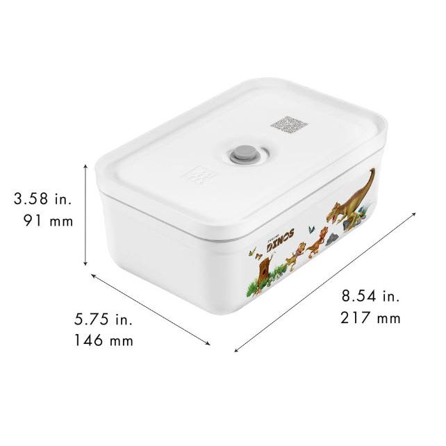 Zwilling Fresh & Save 1.3l Dinos Large Vacuum Lunch Plastic Box 36814502 IMAGE 14