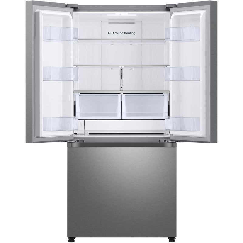 Samsung 32-inch, 25 cu. ft. French 3-Door Refrigerator with Dual Auto Ice Maker with Ice Bites™ RF25C5151SR IMAGE 2