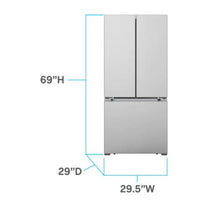 Avanti 29.5-inch, 17.5 cu. ft. Freestanding French 3-Door Refrigerator FFFDS175L3S IMAGE 20