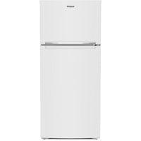 Whirlpool 28-inch, 16.6 cu. ft. Freestanding Top Freezer Refrigerator WRTX5028PW IMAGE 1