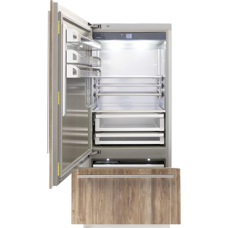 Fhiaba 36-inch, 18.7 cu.ft. Built-in Bottom Freezer Refrigerator with Interior Ice Maker FI36BI-LO1 IMAGE 2