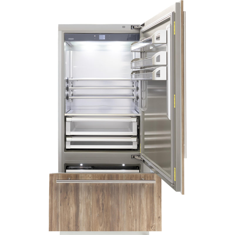 Fhiaba 36-inch, 18.7 cu.ft. Built-in Bottom Freezer Refrigerator with Interior Ice Maker FI36BI-RO1 IMAGE 2