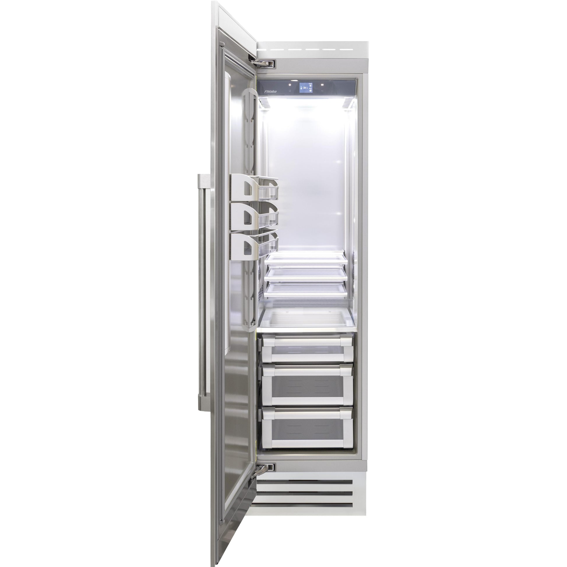 Fhiaba 24-inch, 13.03 cu. ft. Built-in All Refrigerator with Smart touch TFT Display FK24RFC-LS2 IMAGE 2