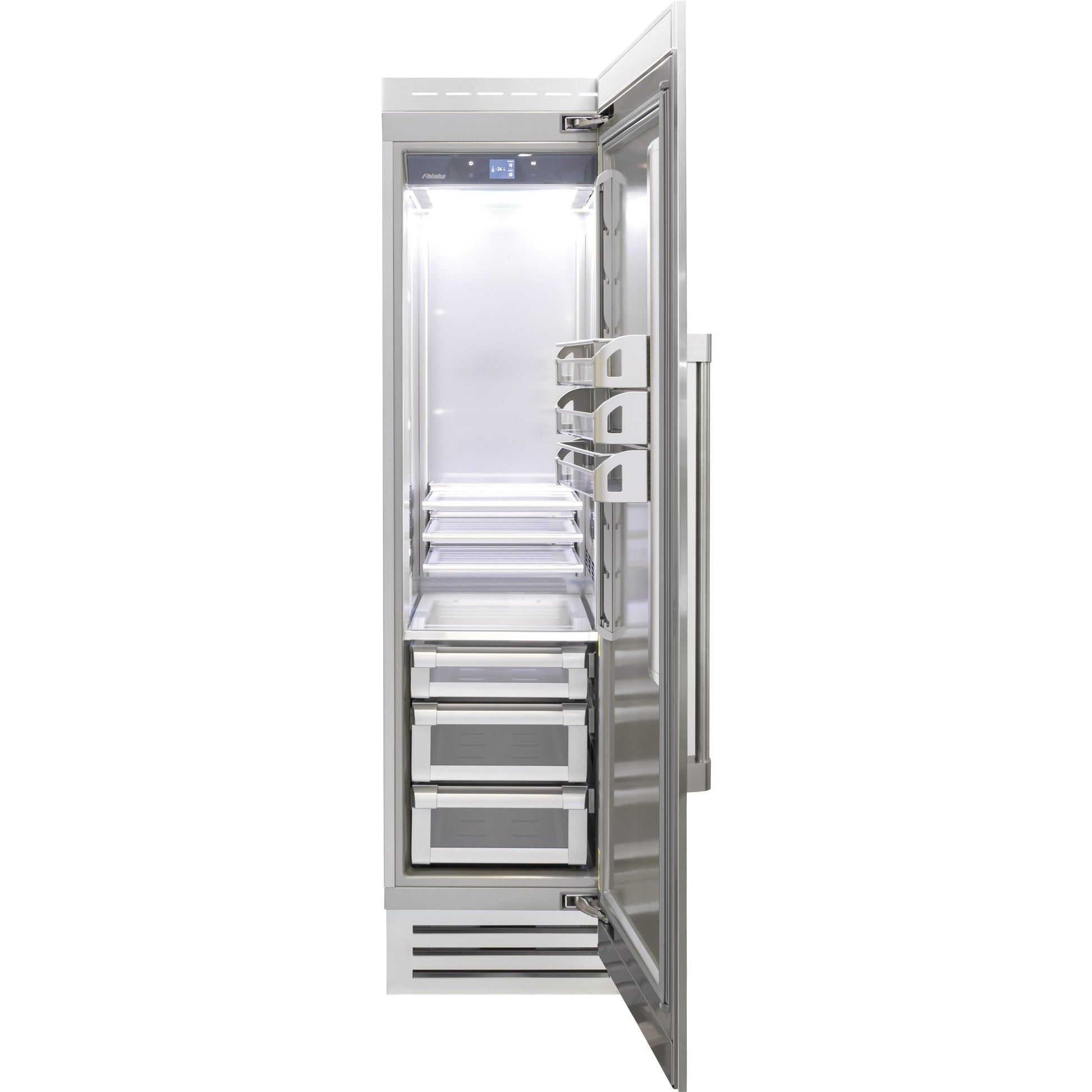 Fhiaba 24-inch, 13.03 cu. ft. Built-in All Refrigerator with Smart touch TFT Display FK24RFC-RS2 IMAGE 2