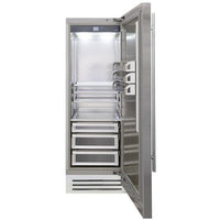 Fhiaba 30-inch, 17.44 cu. ft. Built-in All Refrigerator with Smart touch TFT Display FK30RFC-RS2 IMAGE 2