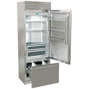 Fhiaba 24-inch, 12.1 cu. ft. Bottom Freezer Refrigerator with Ice and Water FP24B-RS1 IMAGE 1