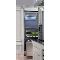 Fhiaba 24-inch, 12.1 cu. ft. Bottom Freezer Refrigerator with Ice and Water FP24B-RS1 IMAGE 2