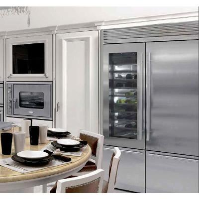 Fhiaba 24-inch, 12.1 cu. ft. Bottom Freezer Refrigerator with Ice and Water FP24B-RS1 IMAGE 3