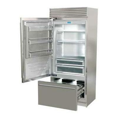 Fhiaba 36-inch, 19.3 cu. ft. Bottom Freezer Refrigerator with Ice and Water FP36BI-LS1 IMAGE 1