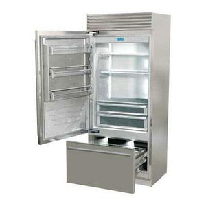 Fhiaba 36-inch, 19.3 cu. ft. Bottom Freezer Refrigerator with Ice and Water FP36BI-LS1 IMAGE 1