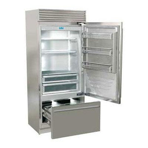 Fhiaba 36-inch, 19.3 cu. ft. Counter-Depth Bottom Freezer Refrigerator with Ice and Water FP36BI-RS1 IMAGE 1