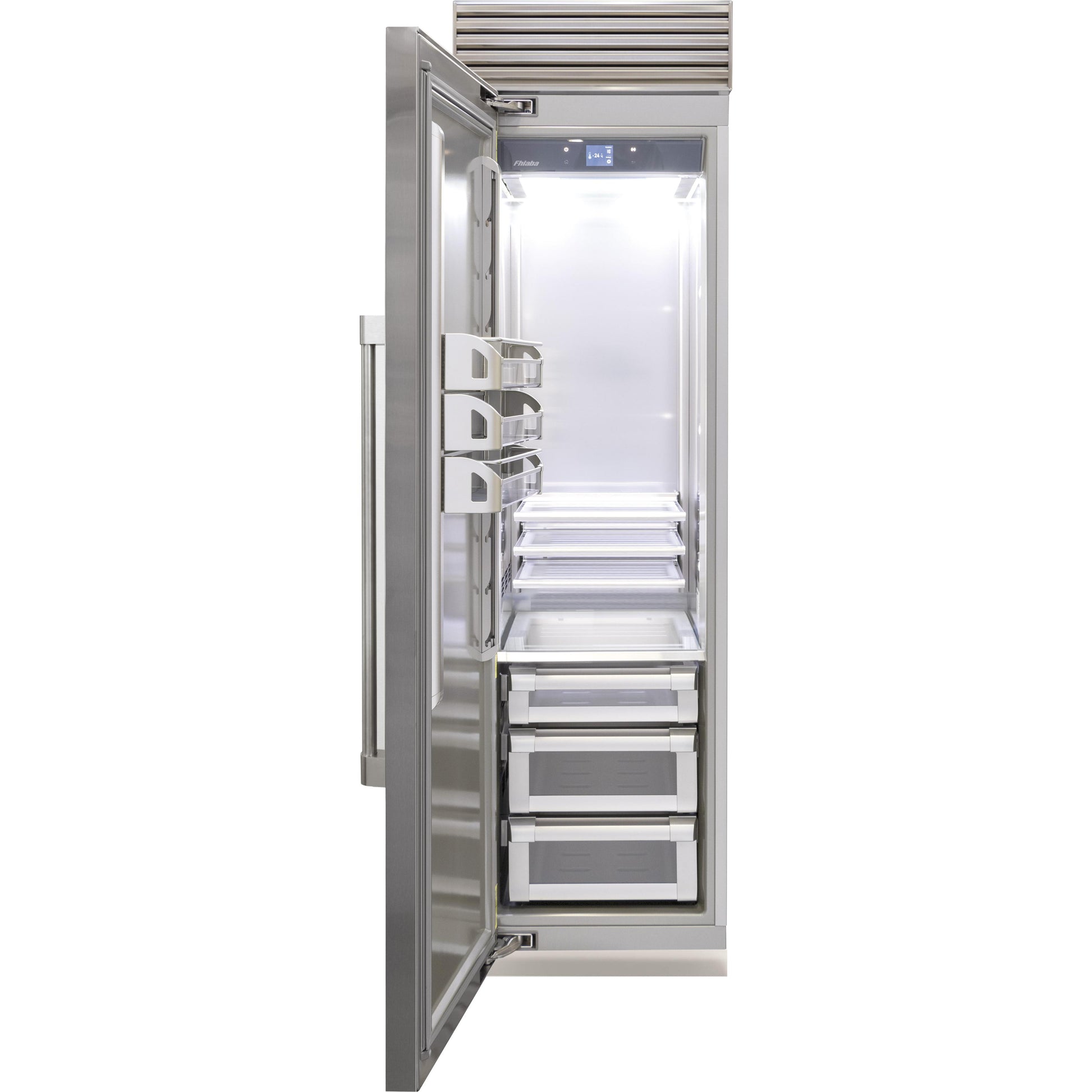 Fhiaba 24-inch, 13.03 cu. ft. Built-in All Refrigerator with Smart touch TFT Display FP24RFC-LS2 IMAGE 2