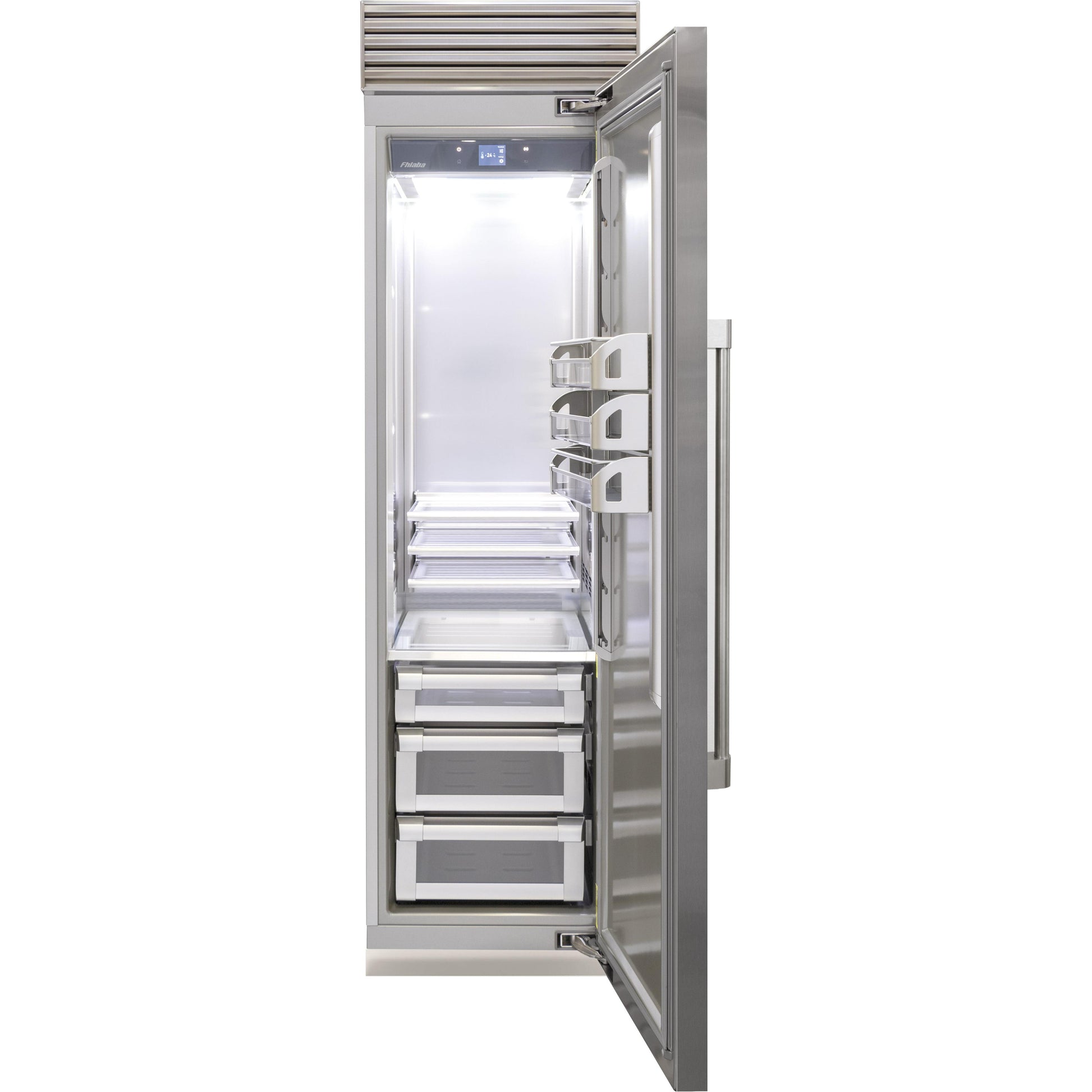 Fhiaba 24-inch, 13.03 cu. ft. Built-in All Refrigerator with Smart touch TFT Display FP24RFC-RS2 IMAGE 2