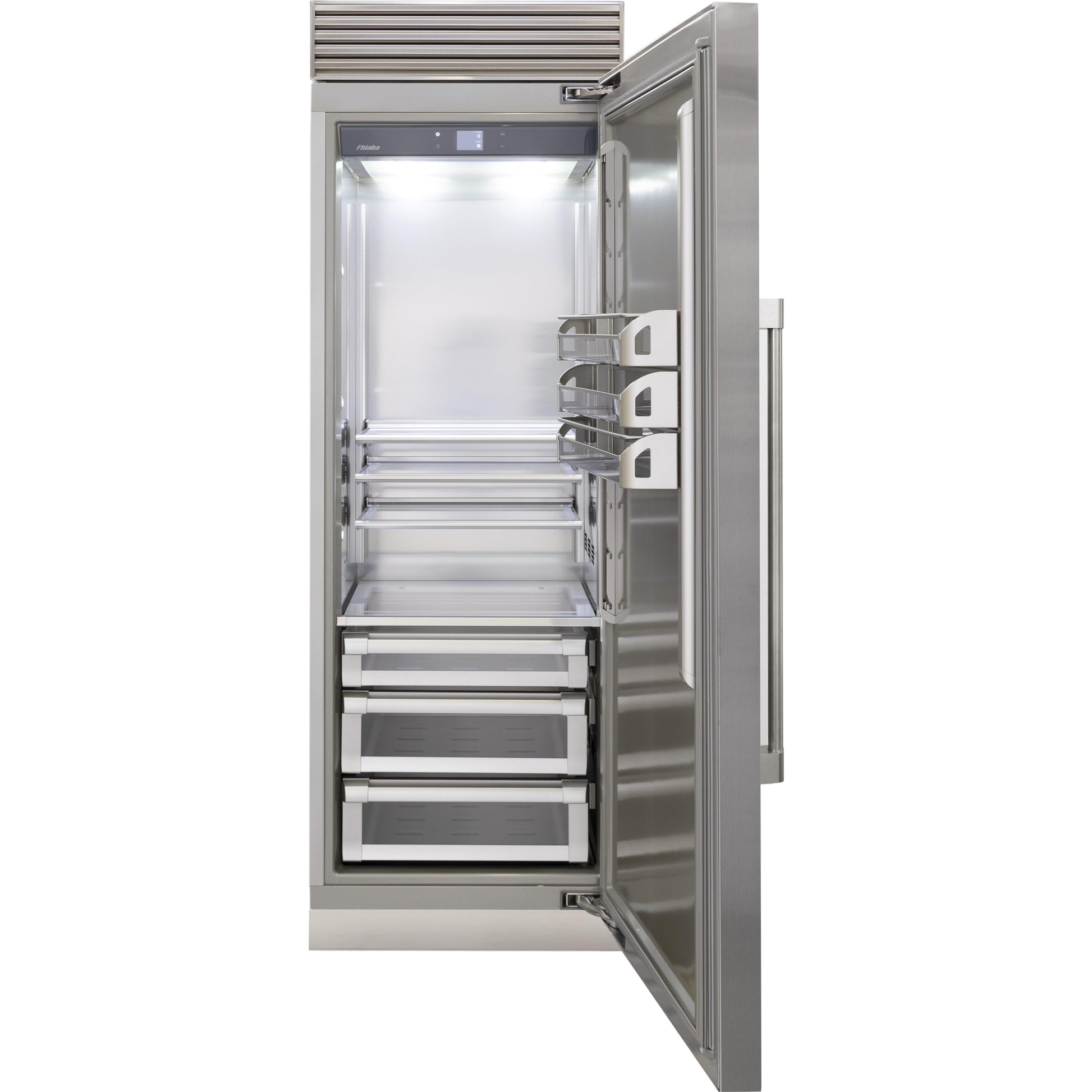 Fhiaba 30-inch, 17.44 cu. ft. Built-in All Refrigerator with Smart touch TFT Display FP30RFC-RS2 IMAGE 2