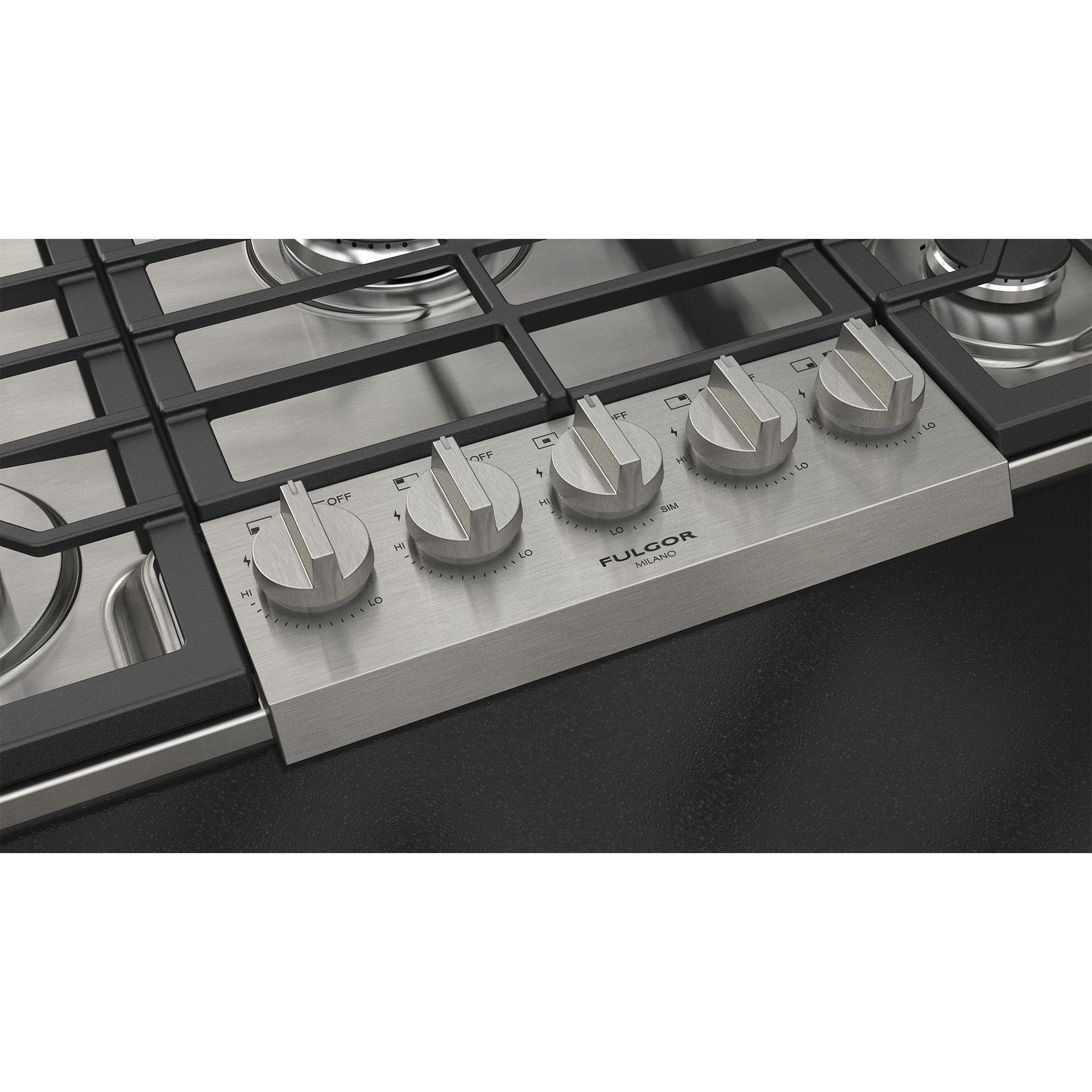 Fulgor Milano 30-inch Pro Gas Cooktop F4PGK305S2 IMAGE 9