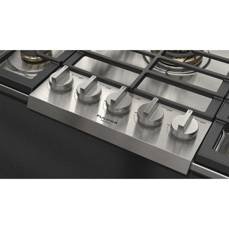 Fulgor Milano 36-inch Pro Gas Cooktop F6PGK305S2 IMAGE 5