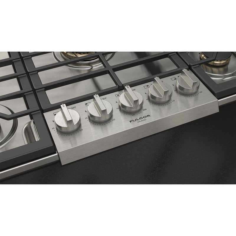 Fulgor Milano 36-inch Pro Gas Cooktop F6PGK305S2 IMAGE 9