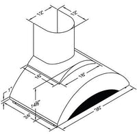 Vent-A-Hood Ventilation Range Hoods ZTH-236SS IMAGE 2